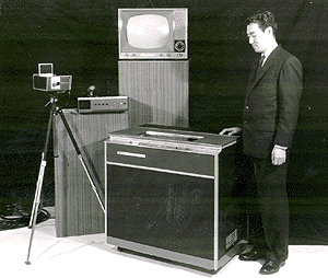 The SV-201 all-transistor VTR.